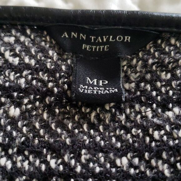 NWOT. Ann Taylor Petite. Moto Styling.  3/4 Sleeves. Size  MP - Picture 4 of 12